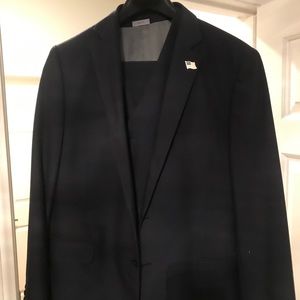 Men Suit 46 jacket 38 waist Blue